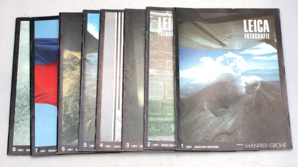 Leica Fotografie International Magazine set - 1981 Full set of Eight - English editions