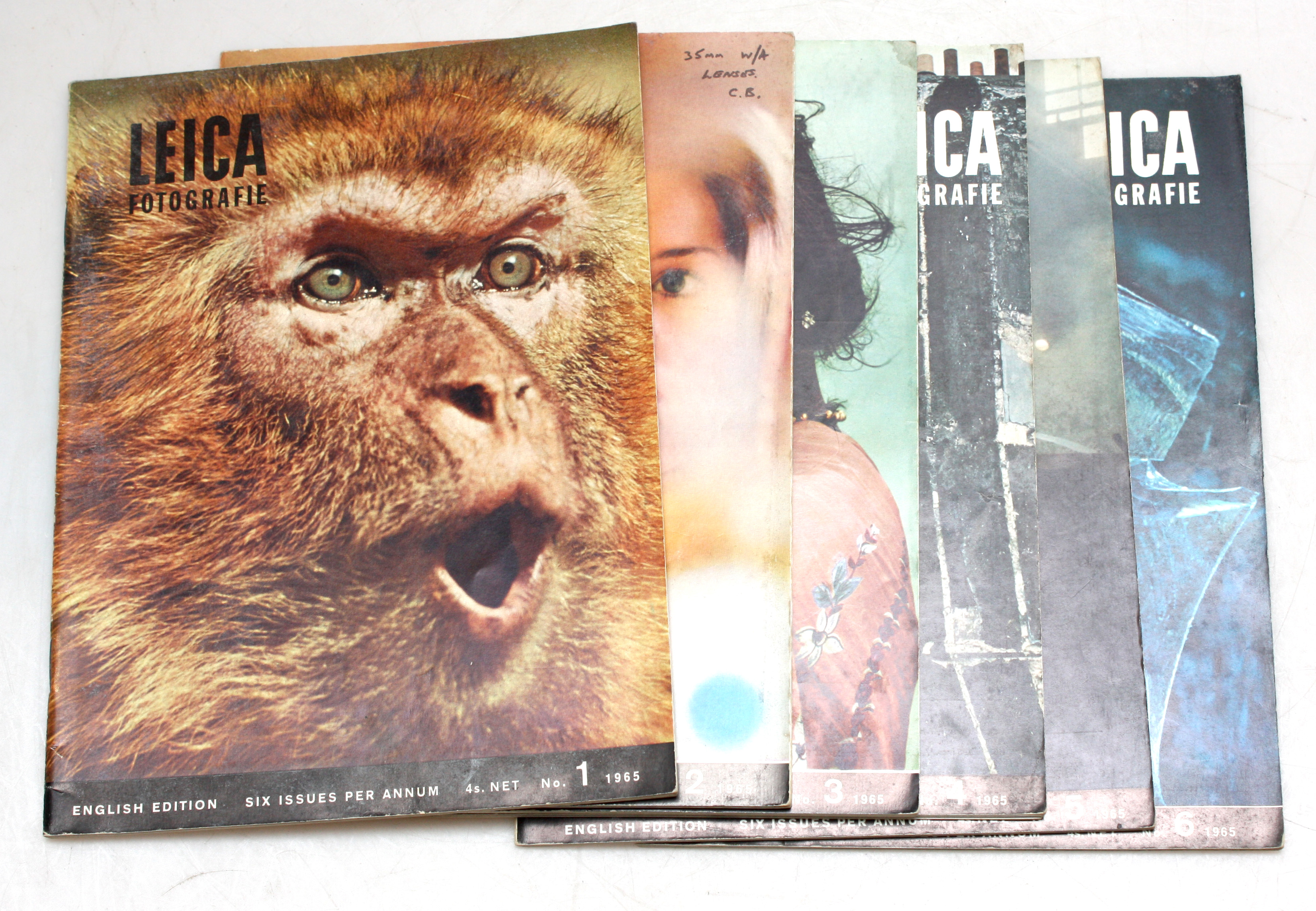 Leica Fotografie International Magazine set - 1965 Full set of Six - English editions