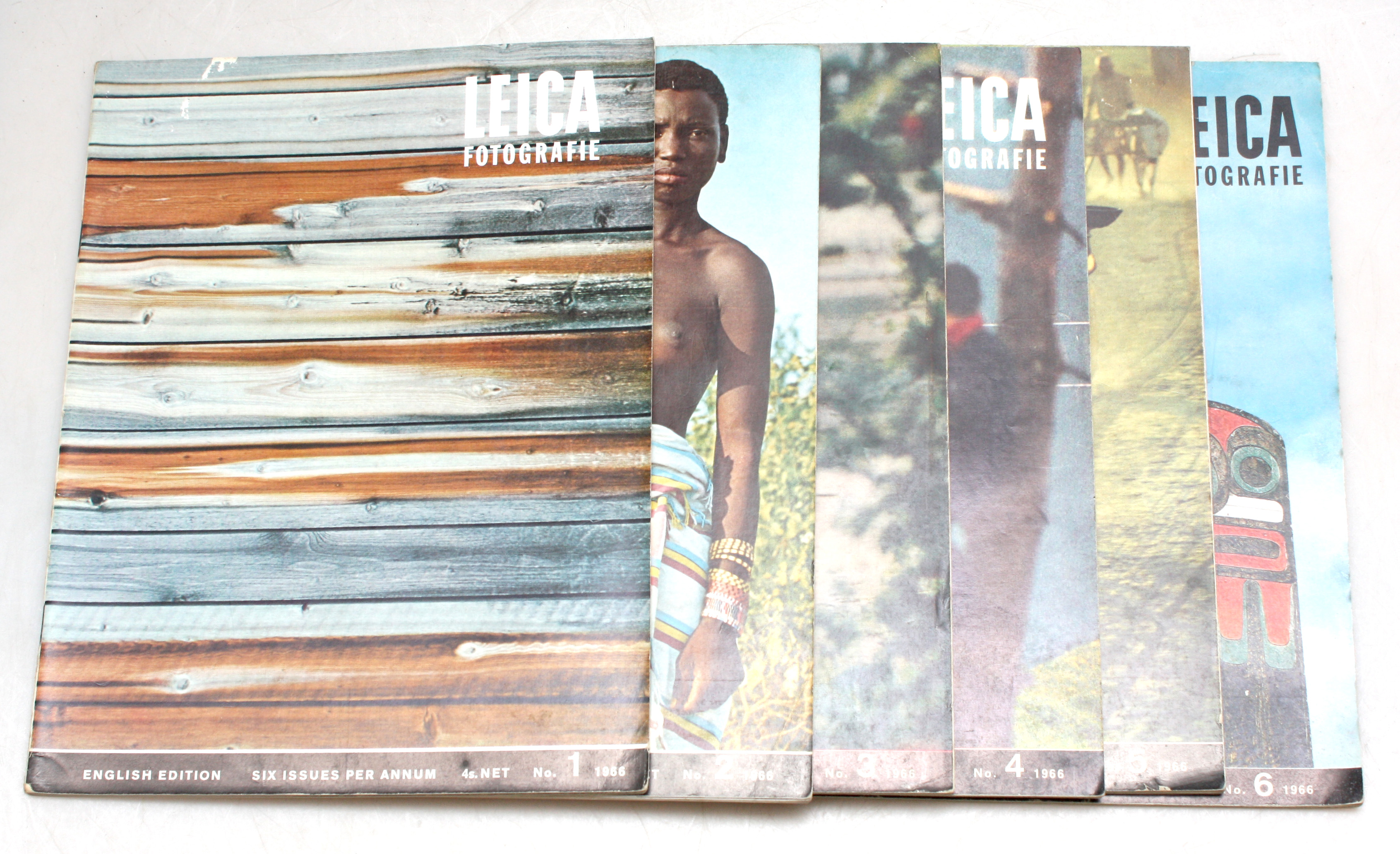 Leica Fotografie International Magazine set - 1966 Full set of Six - English editions