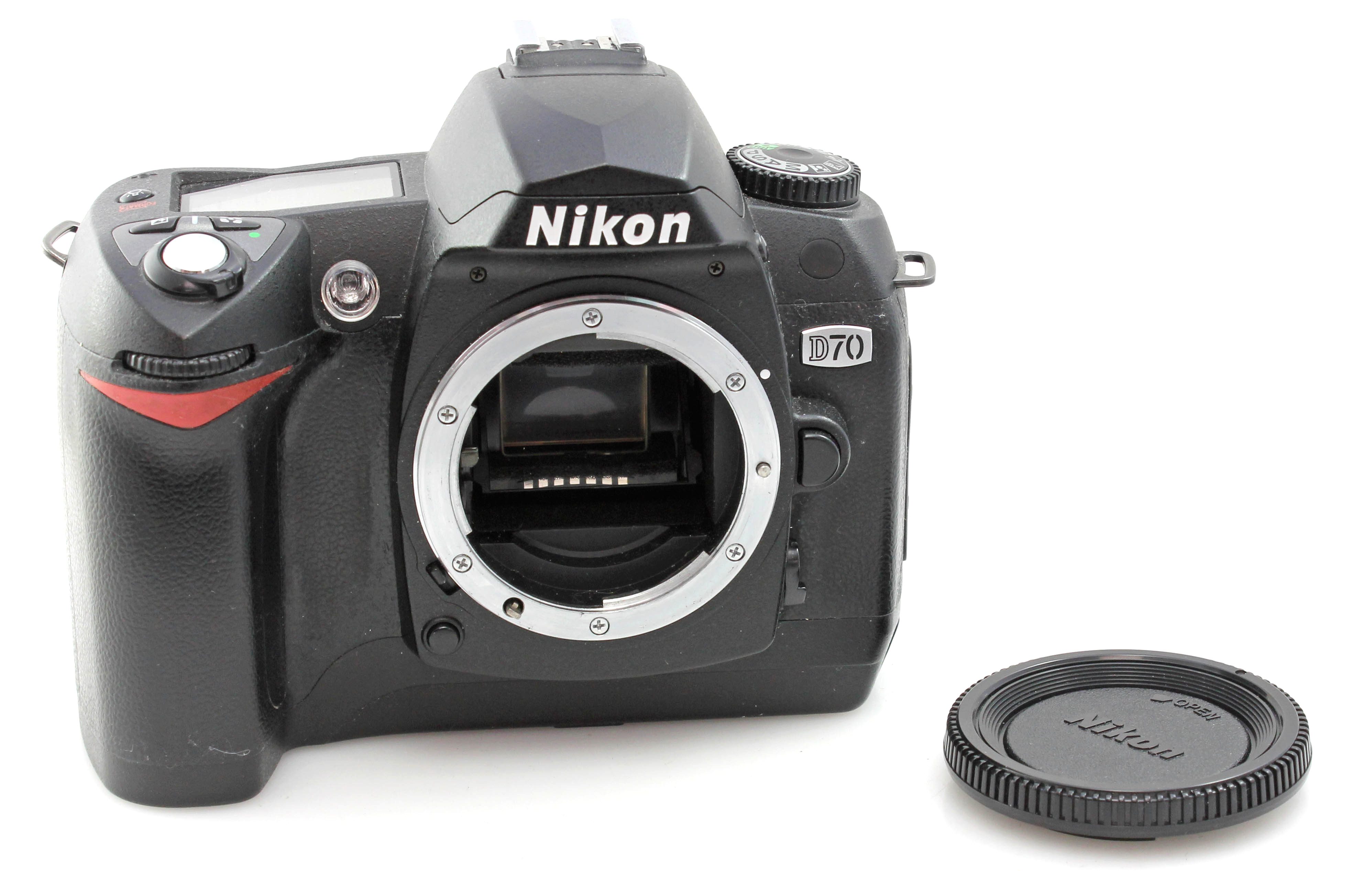 Nikon D70 Camera Body - 6.1mp Digital CCD SLR DSLR Digital Camera - low use
