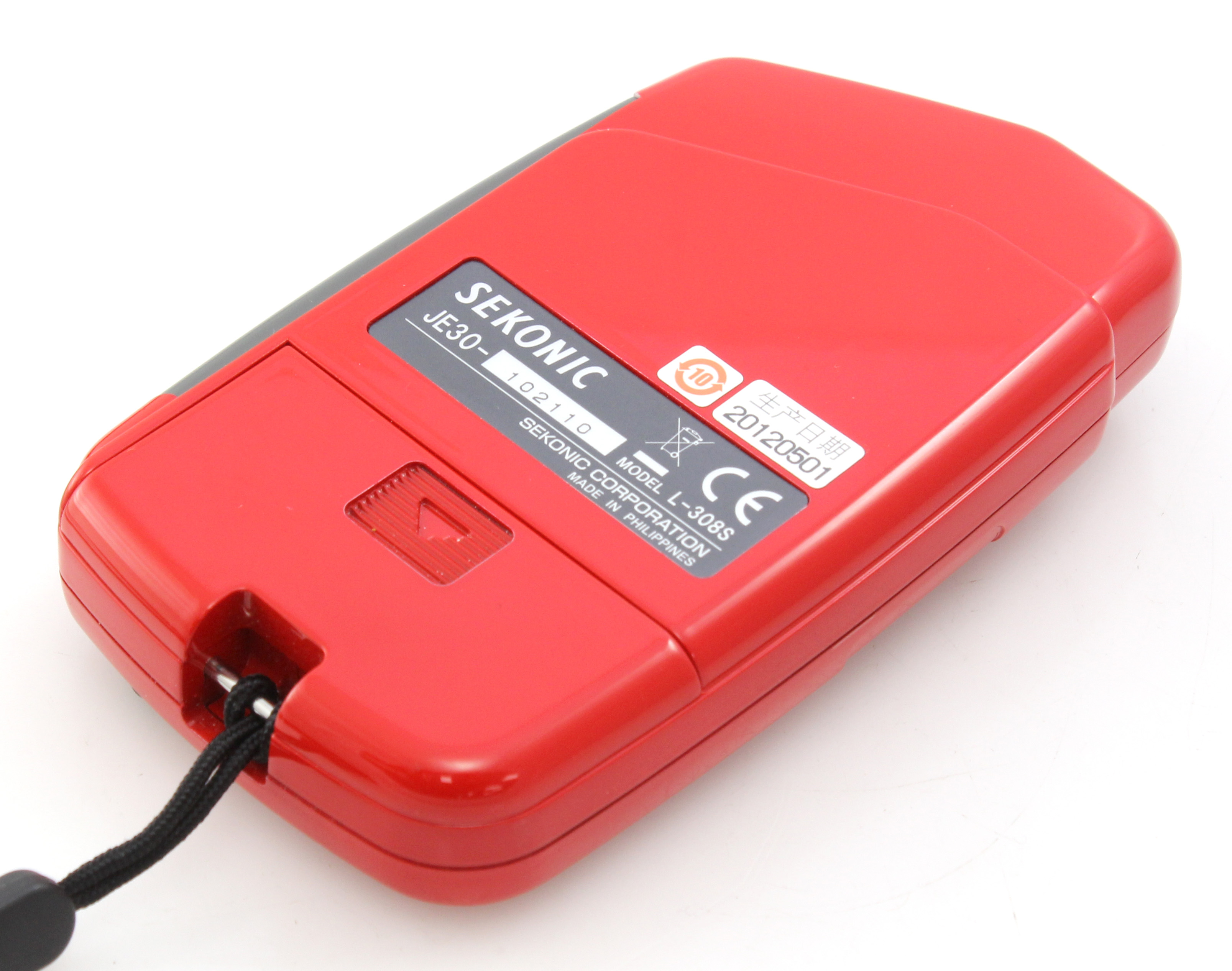 boxed Sekonic L-308s Flashmate Light Meter - with invercone & soft case - Limited edition RED - Image 3