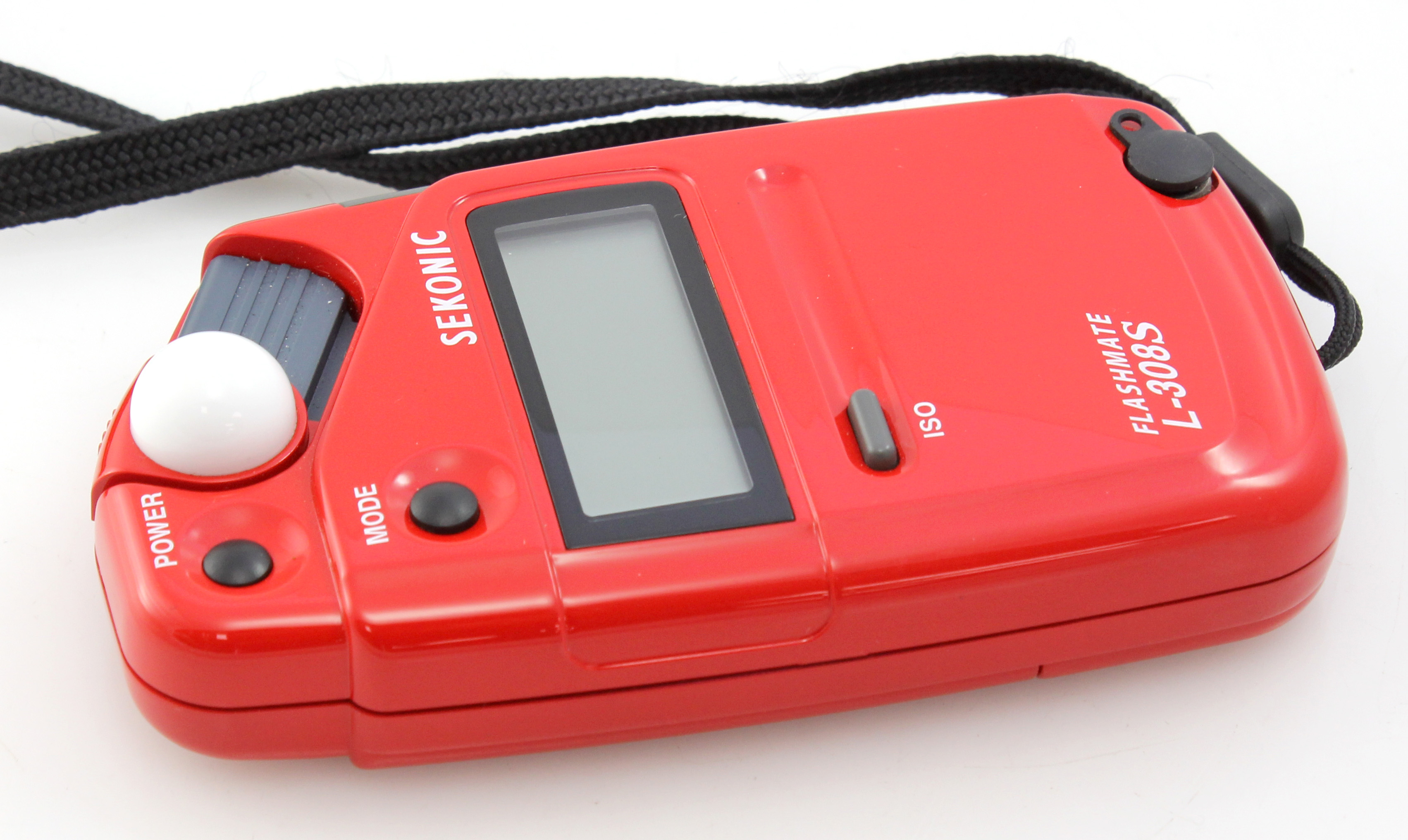 boxed Sekonic L-308s Flashmate Light Meter - with invercone & soft case - Limited edition RED - Image 5