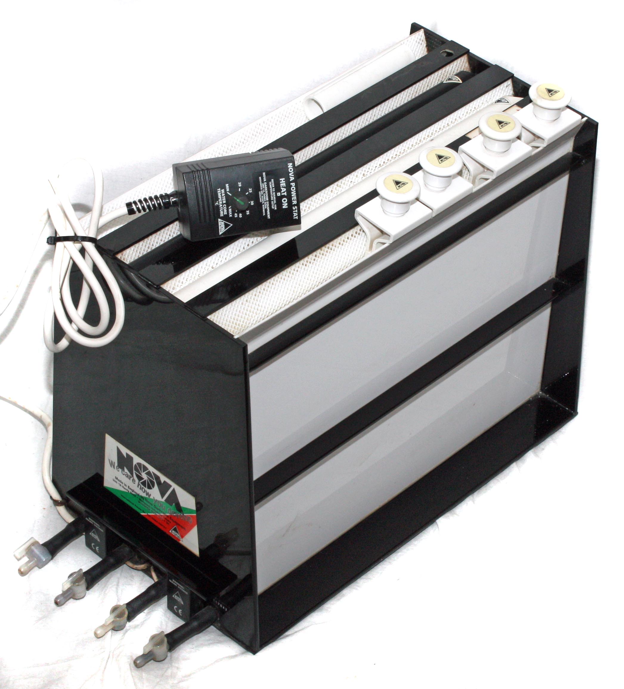 NOVA 12x16" Colour / Monochrome Quadmate Print Processor Tank - Four Slot - Heated