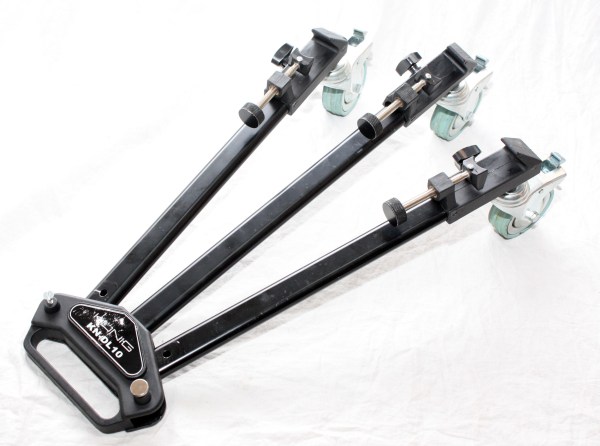 Konig KN-DL10 Camera Tripod Wheeled Dolly - Adjustable leg positions