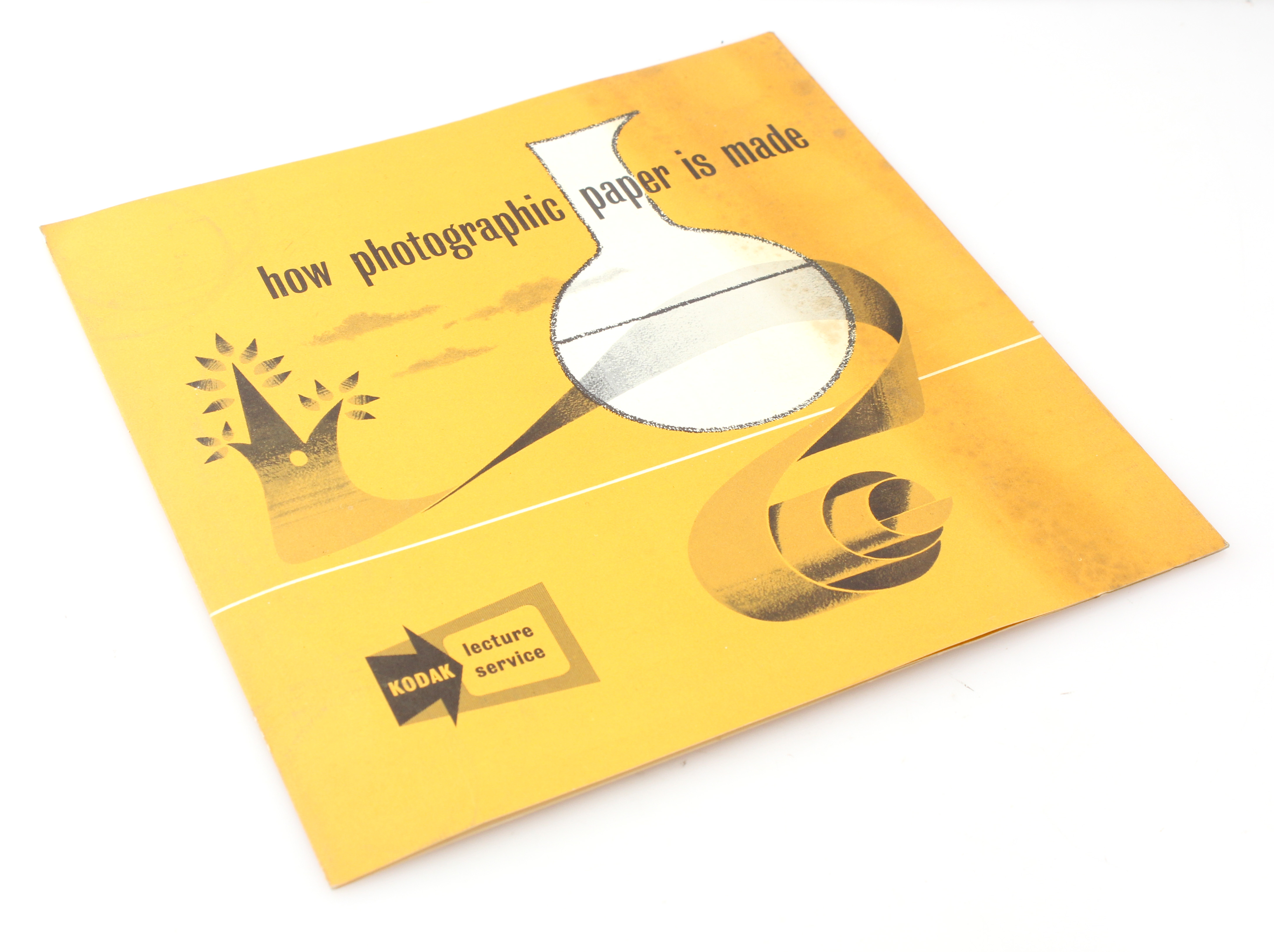 Vintage Kodak Lecture Service uncut slides - 6 tins with lecture slides, books, & thin record - Dated 1964 - Image 6