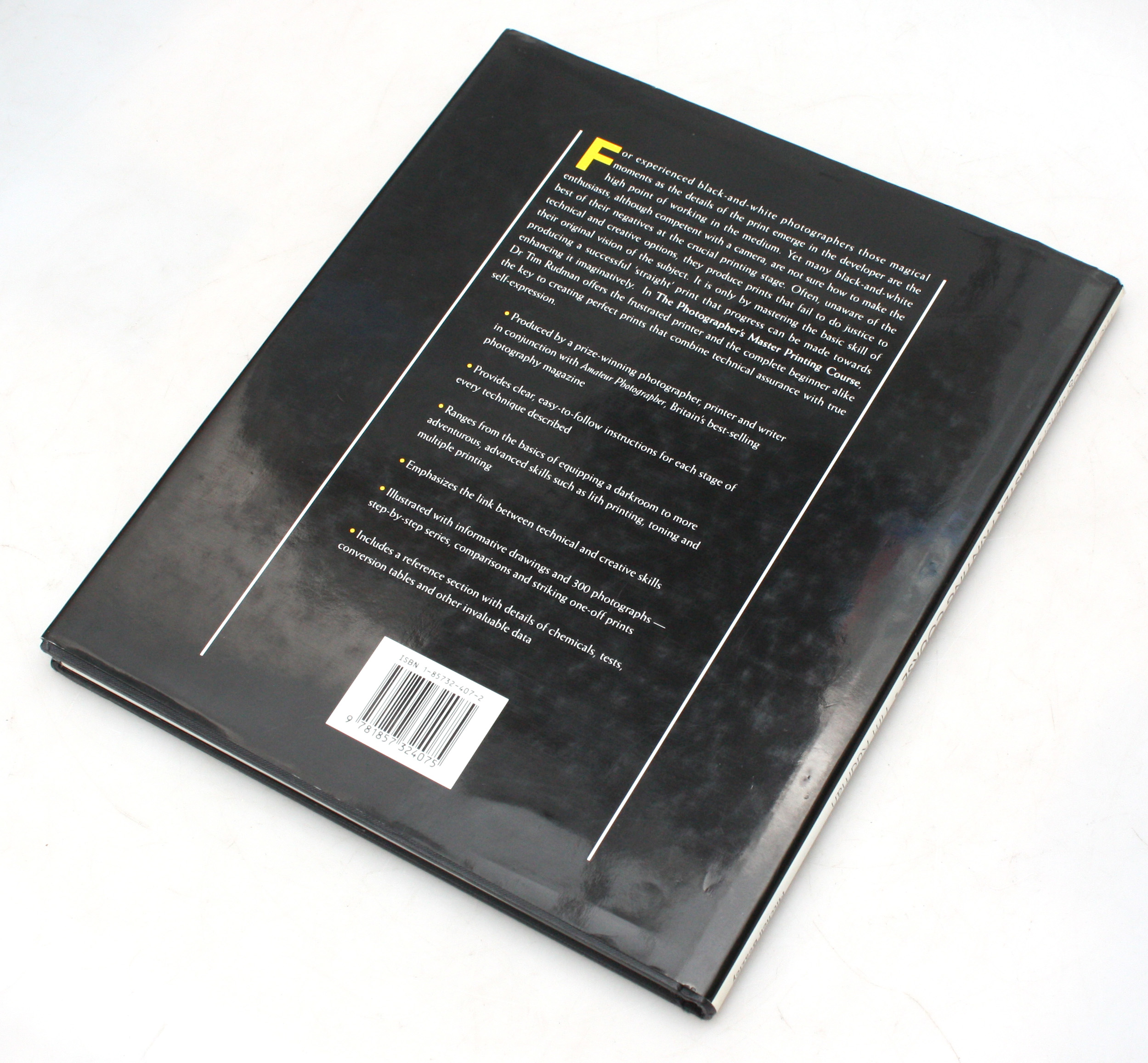 The Photographers Master Printing Course Hardback - Tim Rudman - Author Signed - 1994 - Image 3