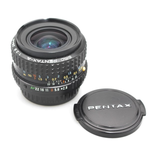 Pentax - A 28mm f/2.8 Prime Lens, with Caps - Pentax K Mount