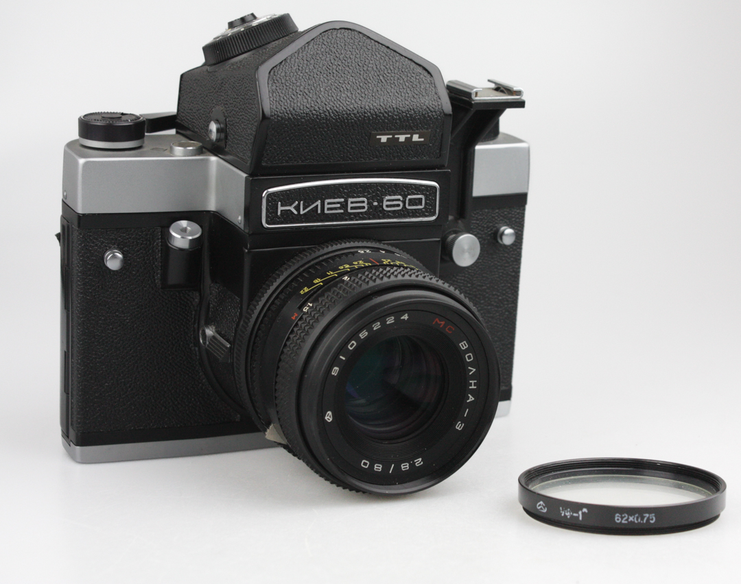 Kiev 60 Medium Format 6x6 Camera W/80mm