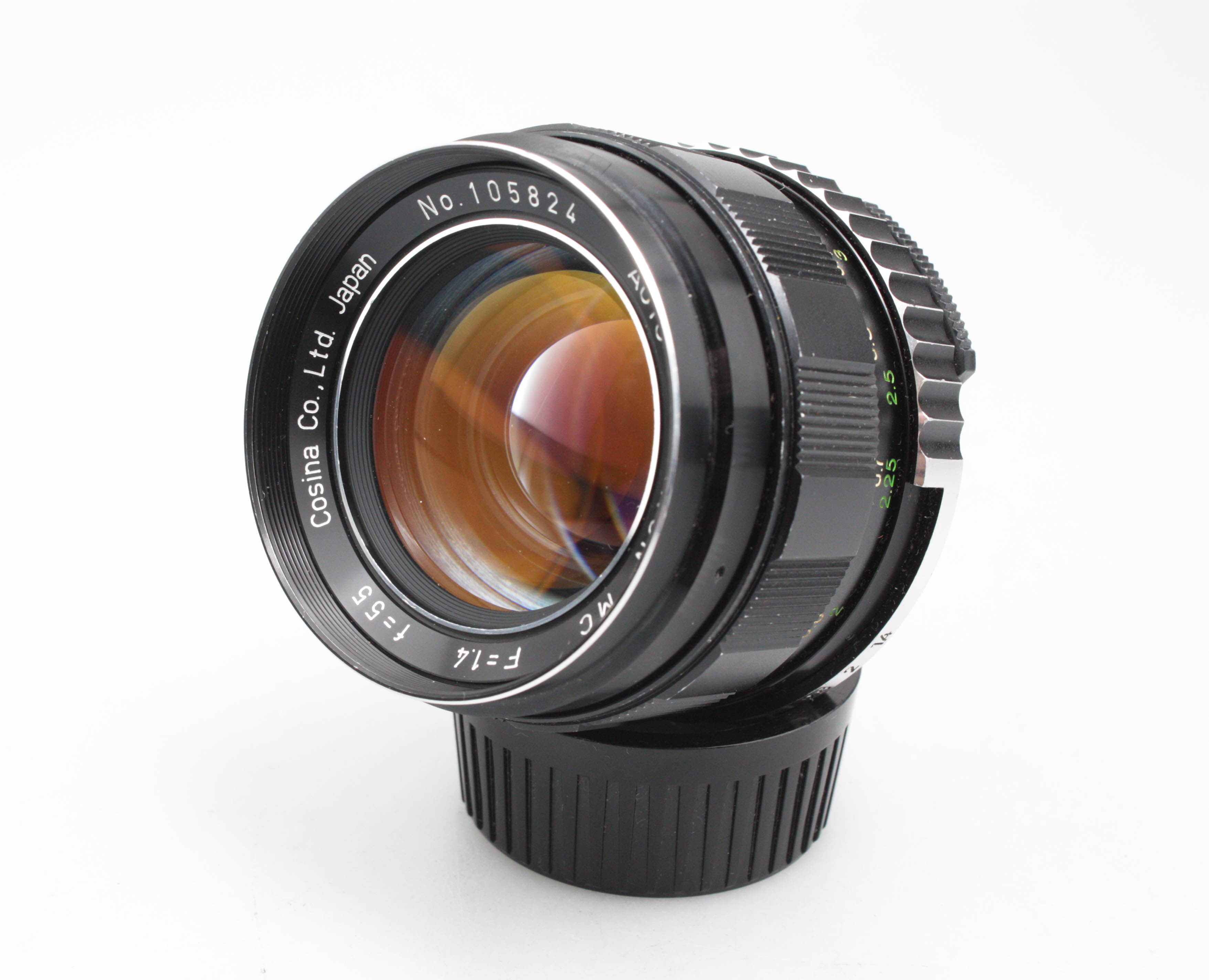 Cosina Cosinon MC 55mm f/1.4 Prime Lens, with Caps – M42 Mount – The ...