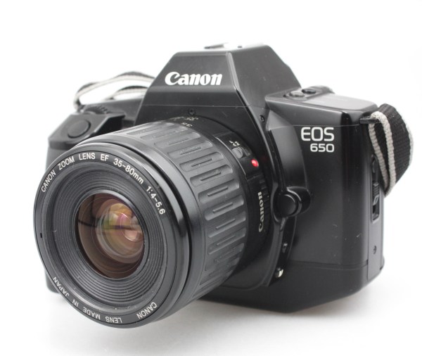 Canon EOS 650 35mm Film AF SLR Camera 35-80mm Lens