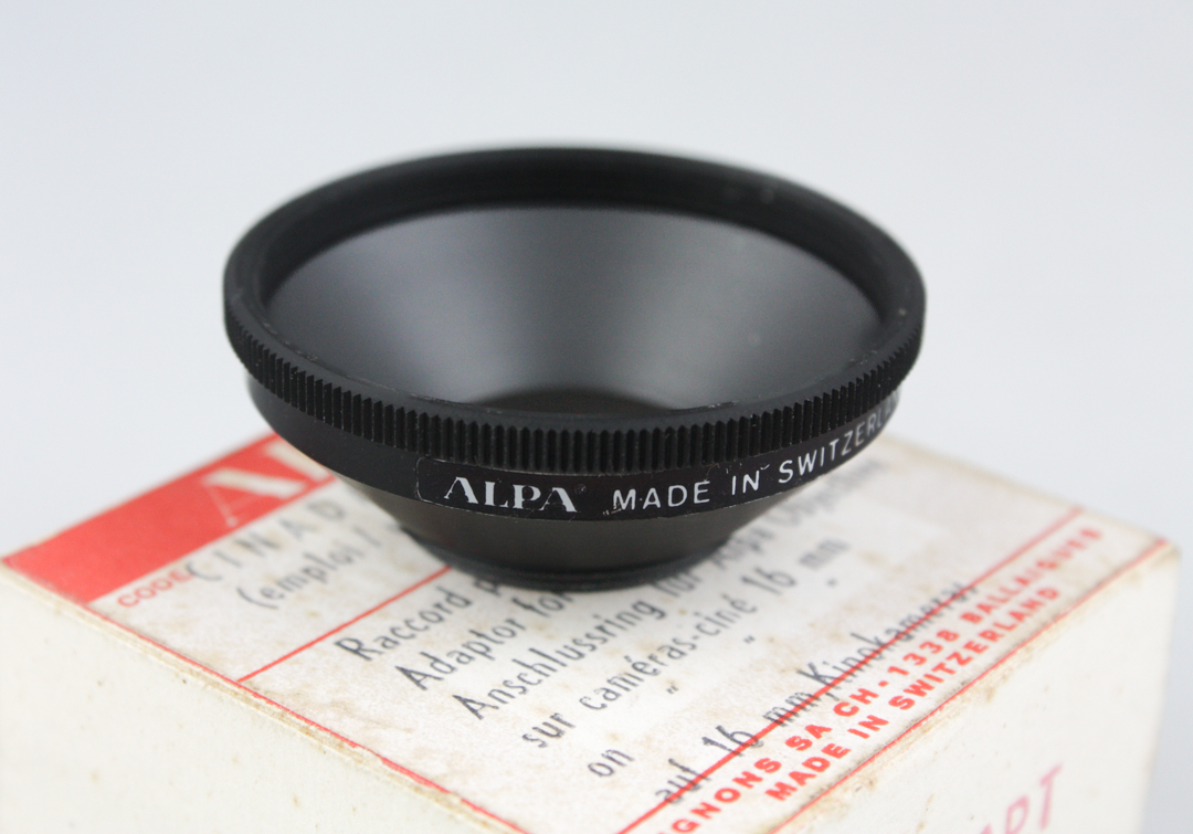 Boxed Alpa Cinadapt Adapter 44mm Miranda to C-mount Bolex 16mm Cine Cameras - Image 2