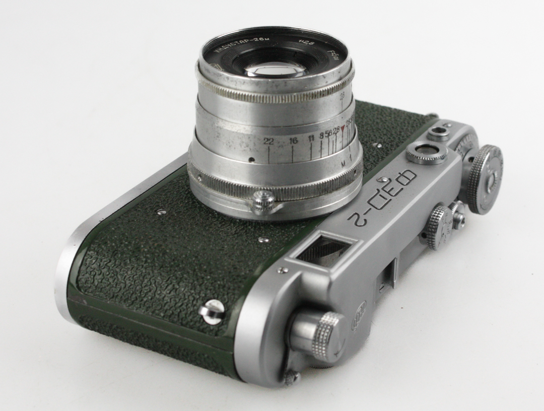 'Russian' FED-2 rangefinder, Green, w/ Industar-26m 50mm f2.8 - Boxed - Image 5