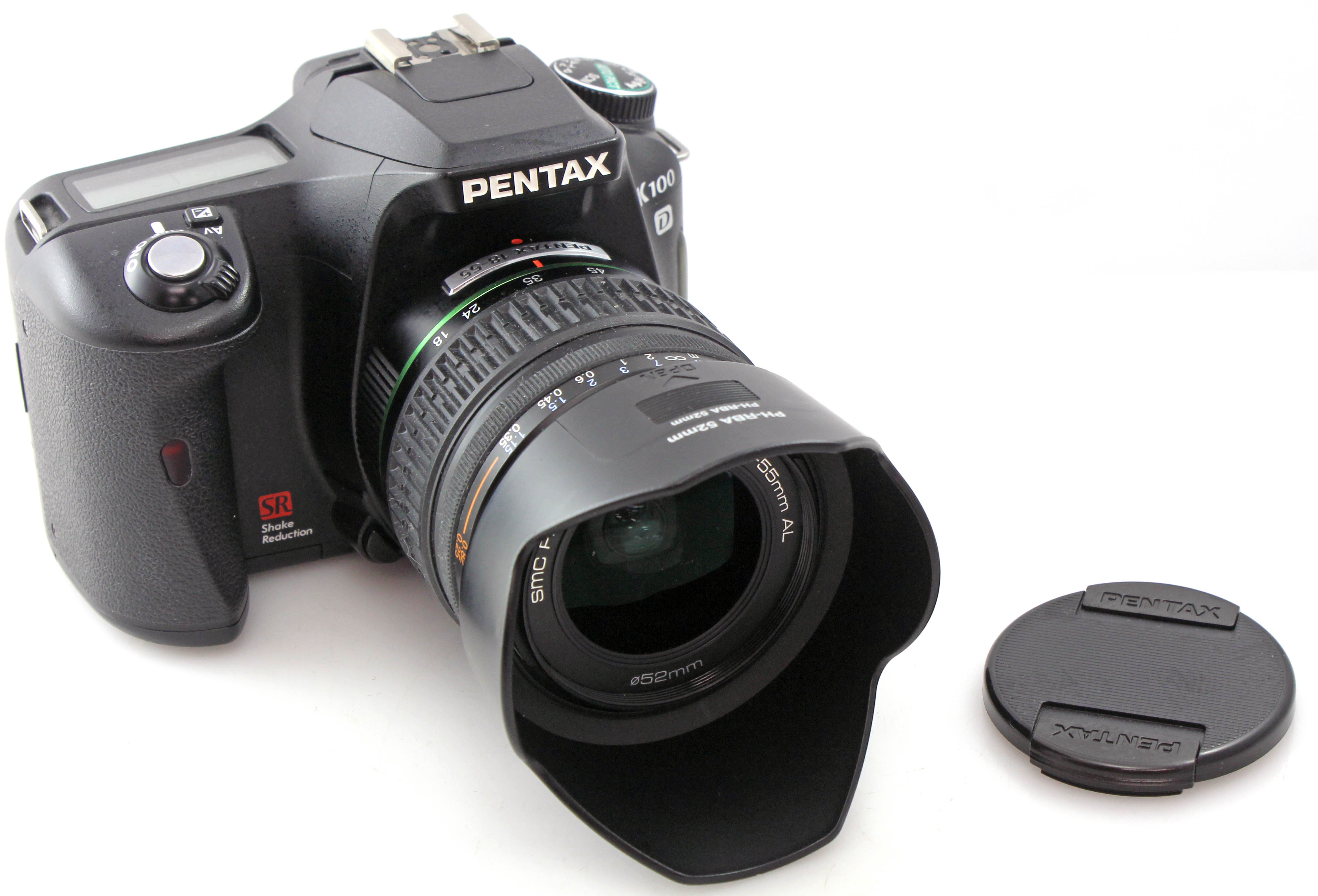Pentax K100D - 6.1MP APS-C DSLR Camera + 18-55mm f/3.5-5.6 AL Zoom Lens - Image 2
