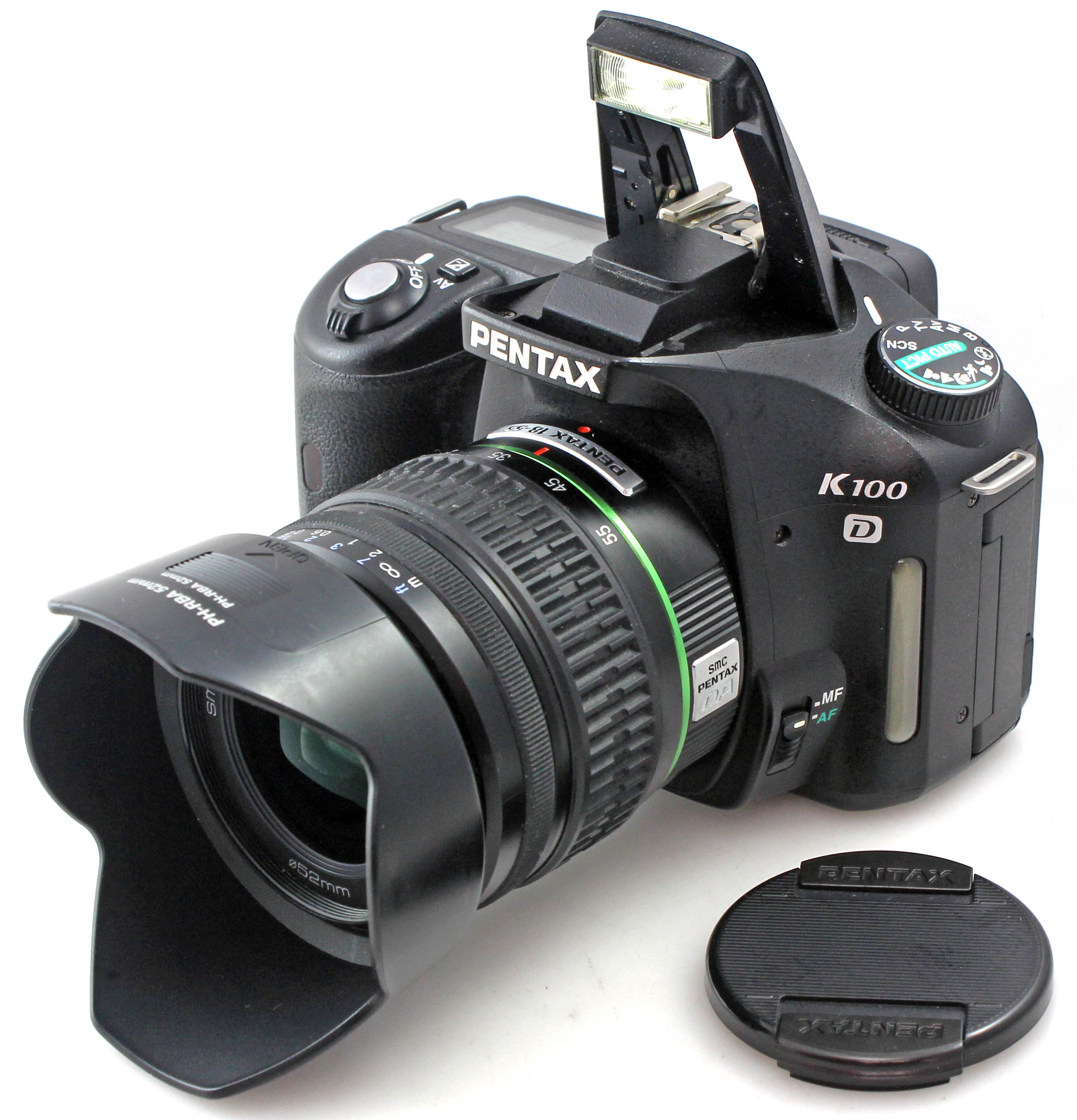 Pentax K100D - 6.1MP APS-C DSLR Camera + 18-55mm f/3.5-5.6 AL Zoom Lens - Image 3