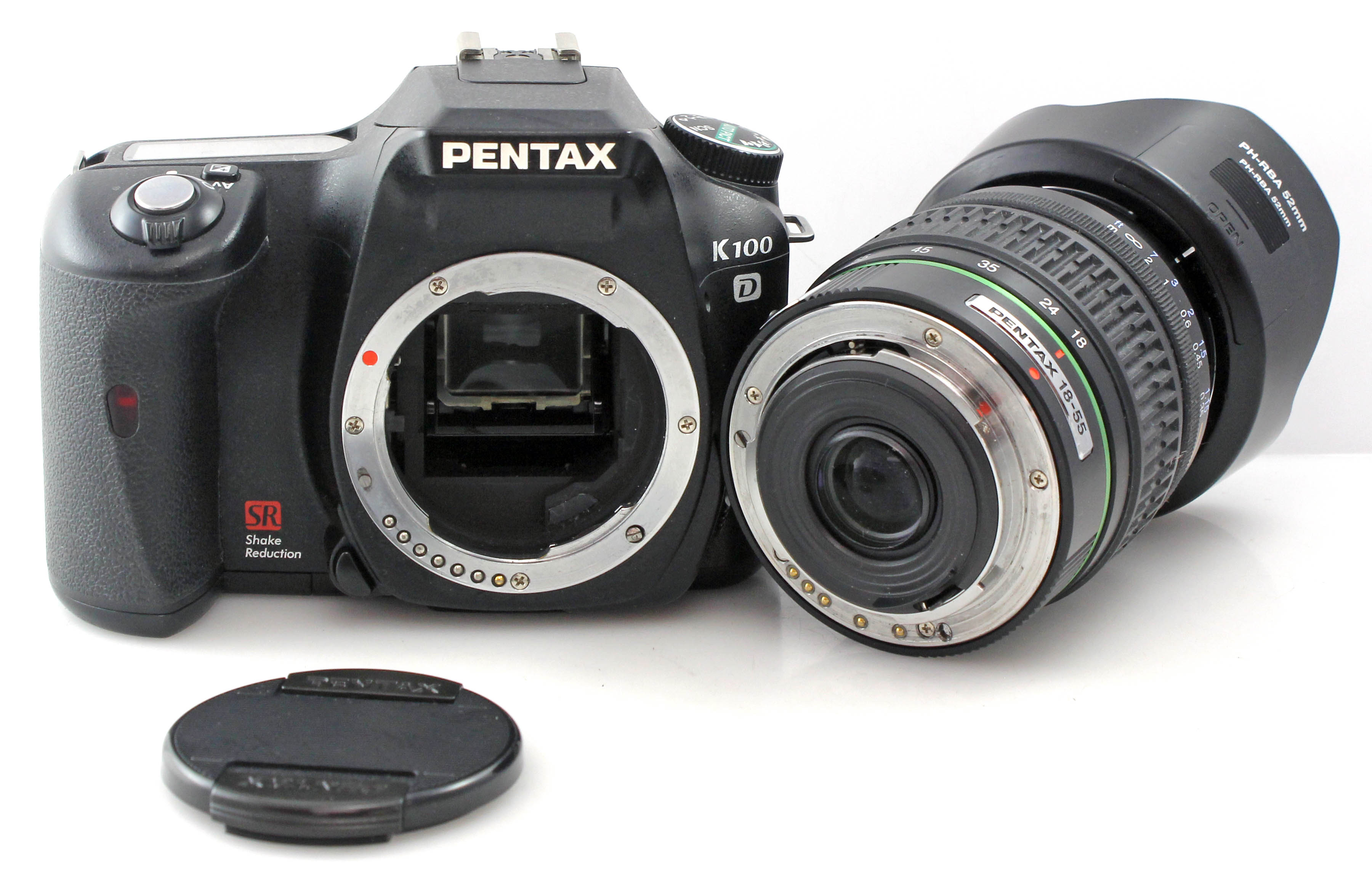 Pentax K100D - 6.1MP APS-C DSLR Camera + 18-55mm f/3.5-5.6 AL Zoom Lens - Image 4