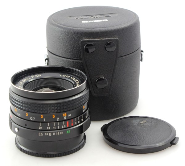Konica Hexanon AR 28mm F/3.5 Wide Angle Lens - AR mount - Good condition