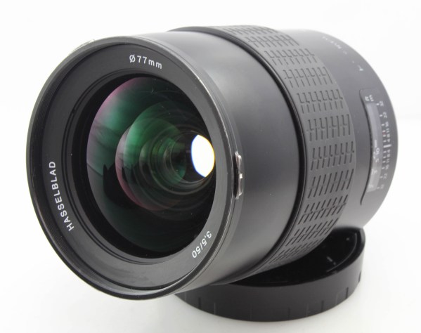 Hasselblad HC 50mm f/3.5 Lens for H System w/ hood & pouch- good condition