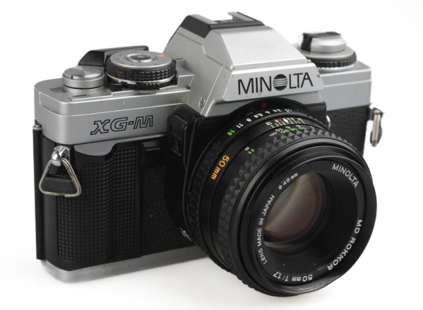 Minolta XG-M 35mm SLR Camera, Rokkor 50mm f/1.7 Lens & Manual