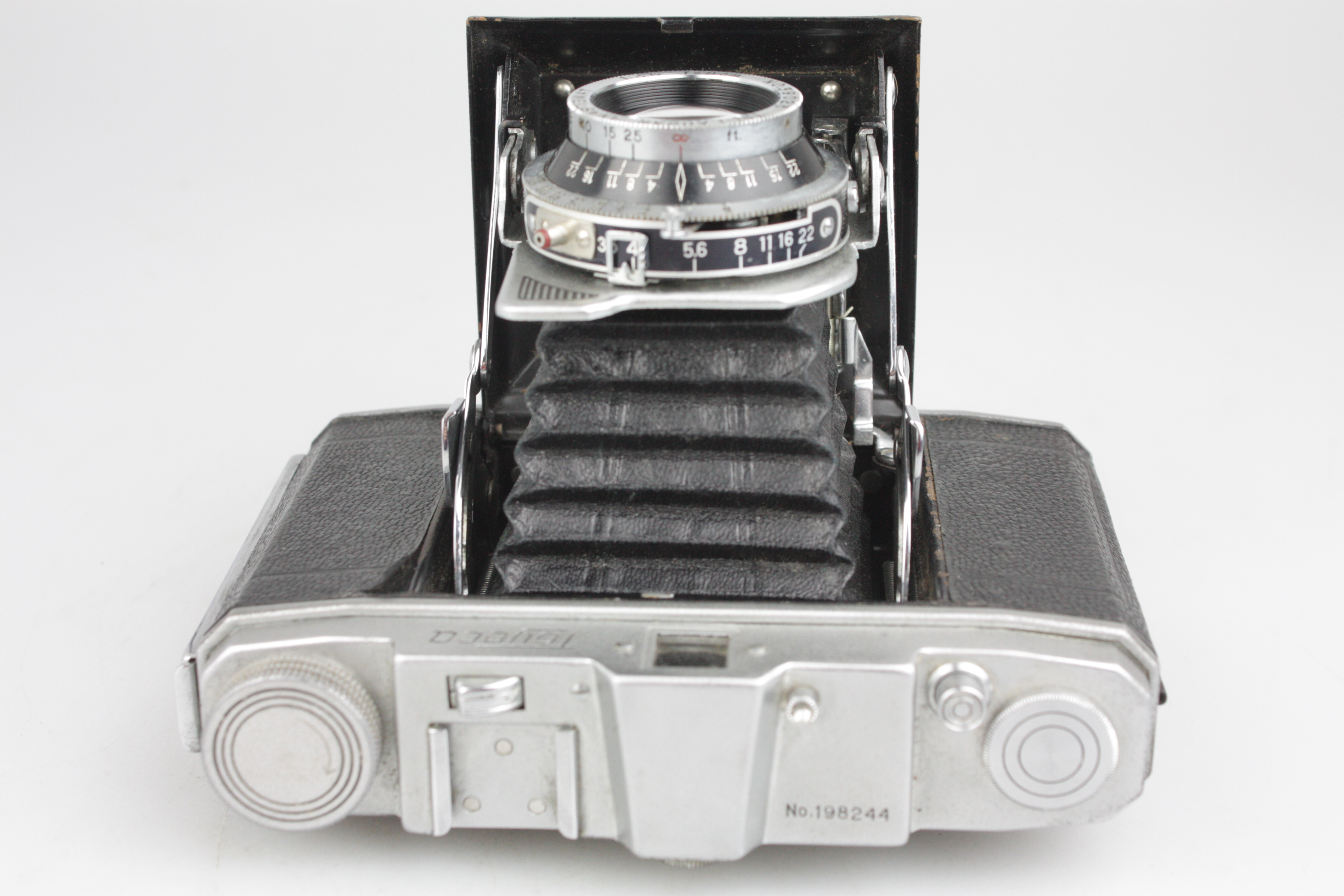Tougodo Toyoca Six 6x6 Medium Format Camera, with 8cm f/3.5 Tri-Lauser (Tomioka) Lens - 12 / 16-on Ever Ready Case - Ultra Rare - Image 6