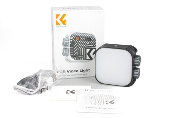 K&F Concepts RGB Video Light, LED Light - super, mint boxed condition
