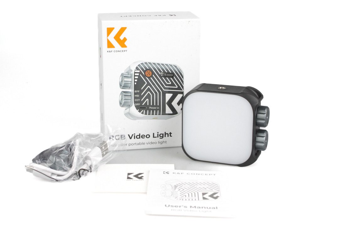 K&F Concepts RGB Video Light, LED Light - super, mint boxed condition