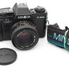Minolta X-300s 35mm film SLR Camera, with 50mm f/1.7 Prime Lens