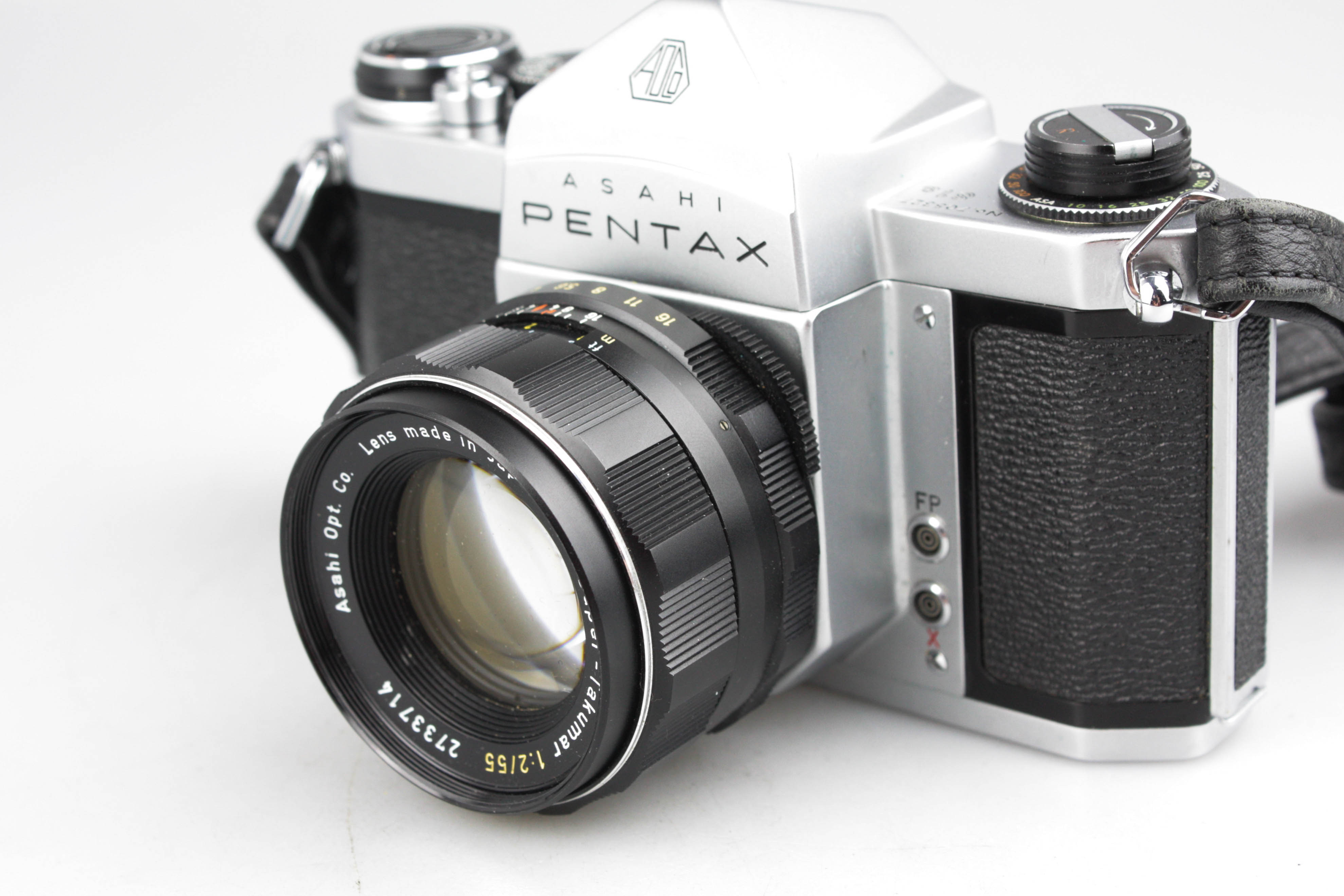 Pentax S1a Chrome 35mm SLR Film Camera, with Super Takumar 55mm f/2 - Serviced - Image 3