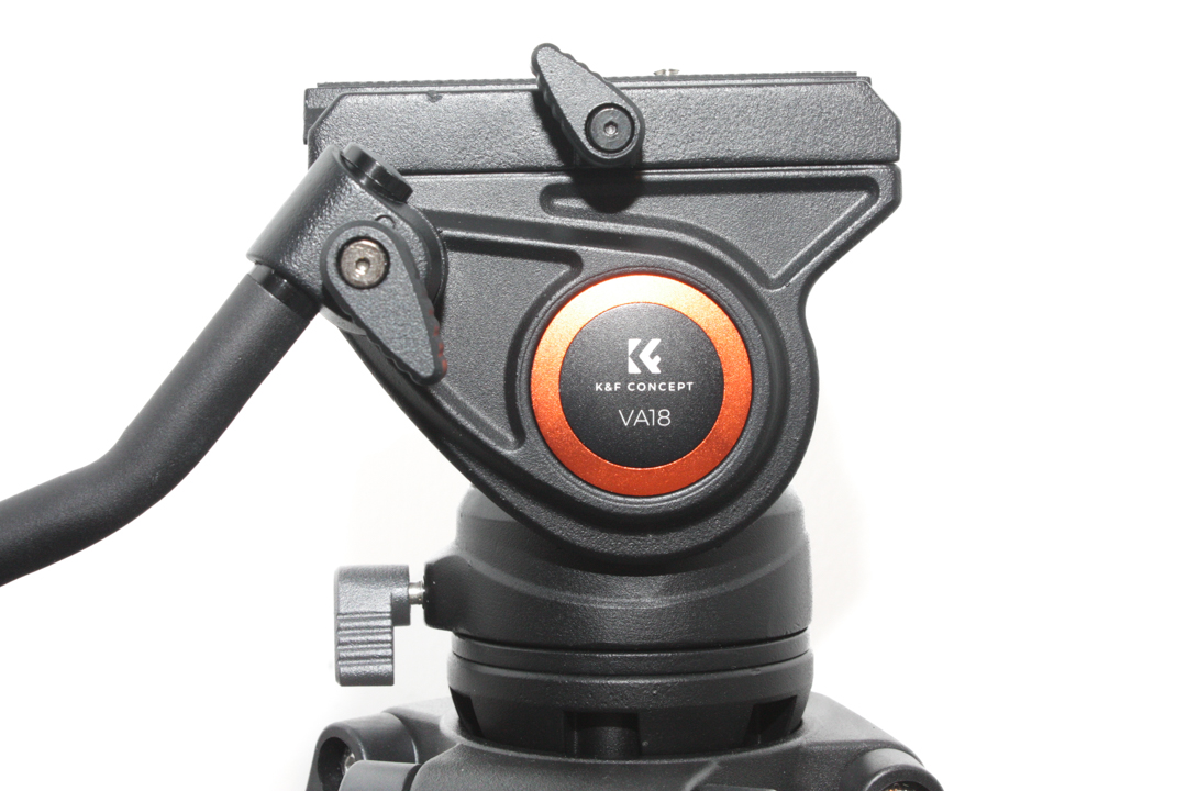 K&F Concept VA18 Heavy Duty Video Tripod w/ Fluid Head & Quick release plate - Excellent condition - Image 2