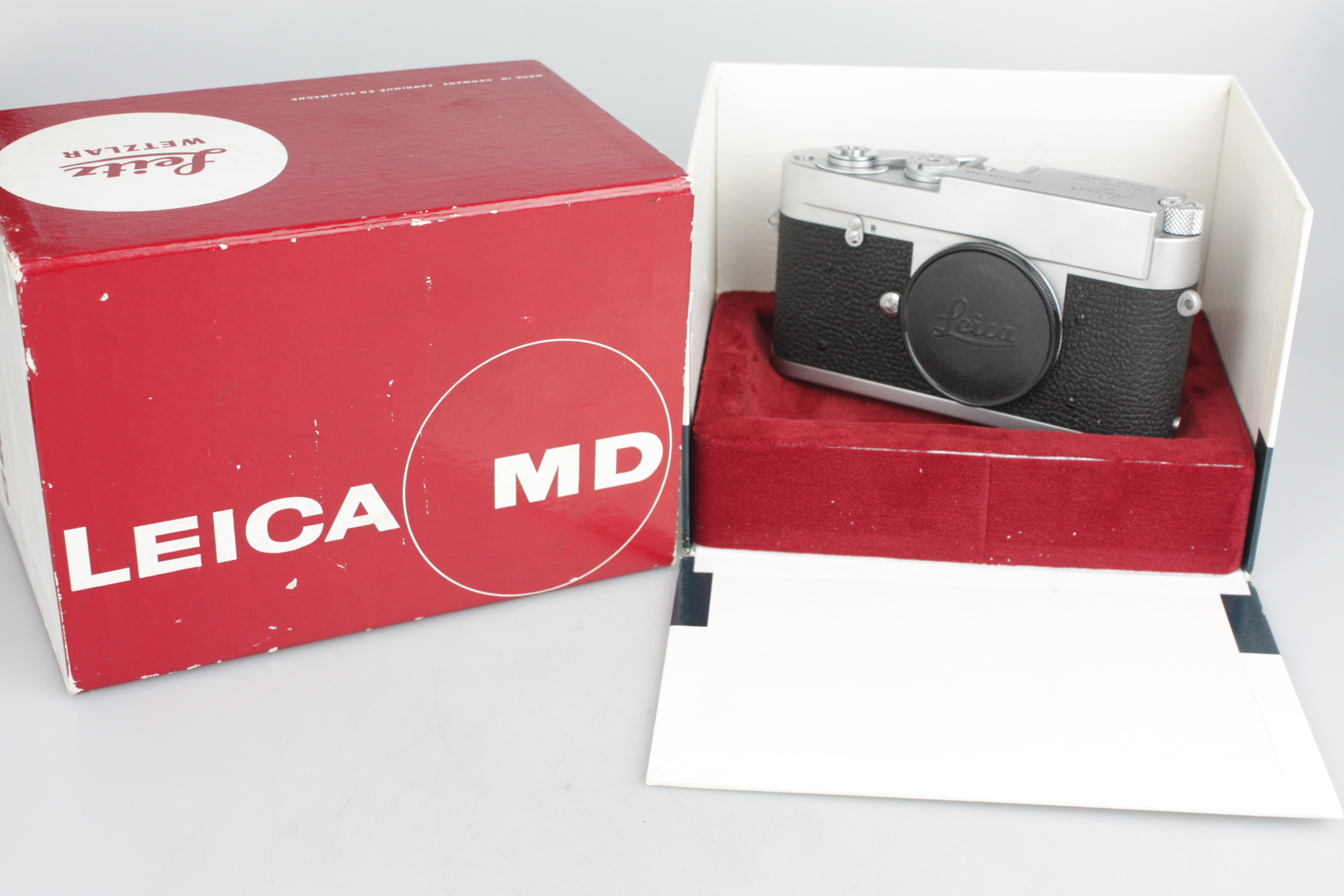 Boxed, serviced, Leitz LEICA MD 35mm Rangefinder Camera - Chrome - Image 9