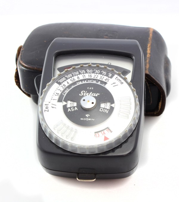 Gossen Sixtar Light Meter, with Case - Good Condition