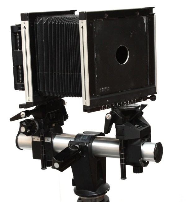 Sinar F 4x5 Large Format Mono Rail Camera With Lens Panel, Ground Glass