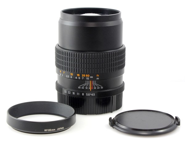 Bronica Zenzanon-RF 135mm f4.5 Lens for Bronica 645 RF Cameras - Excellent Condition