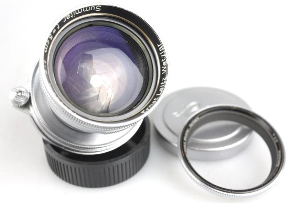 Leica 5cm 50mm f/2 Summitar Rangefinder Lens - LTM - 39mm Screw Mount