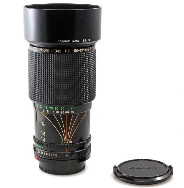 Canon 50-135mm f/3.5 Macro Zoom Lens - FD Mount for A1 F1n AE1 AV1 AT1 T50 T60 T70 T90