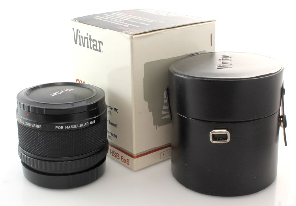 Boxed Vivitar MC 2X Converter for Hasselblad V - Cased Excellent Condition