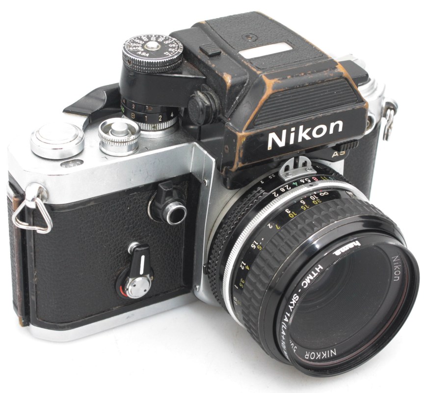 Nikon F2 AS DP-12 35mm Film Professional SLR Camera +Nikkor 50mm f/2 AI Lens – The Real Camera Company