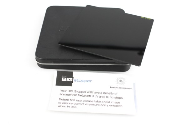 Lee Big Stopper 10 stop ND Filter 100x100mm - Cased.