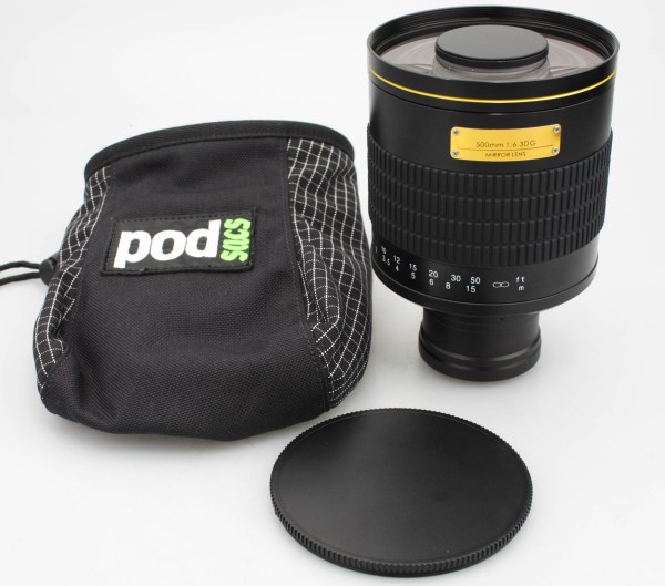 500mm f/6.3 Tele Mirror Lens - T2 Mount With M4/3 Adapter - Great Condition