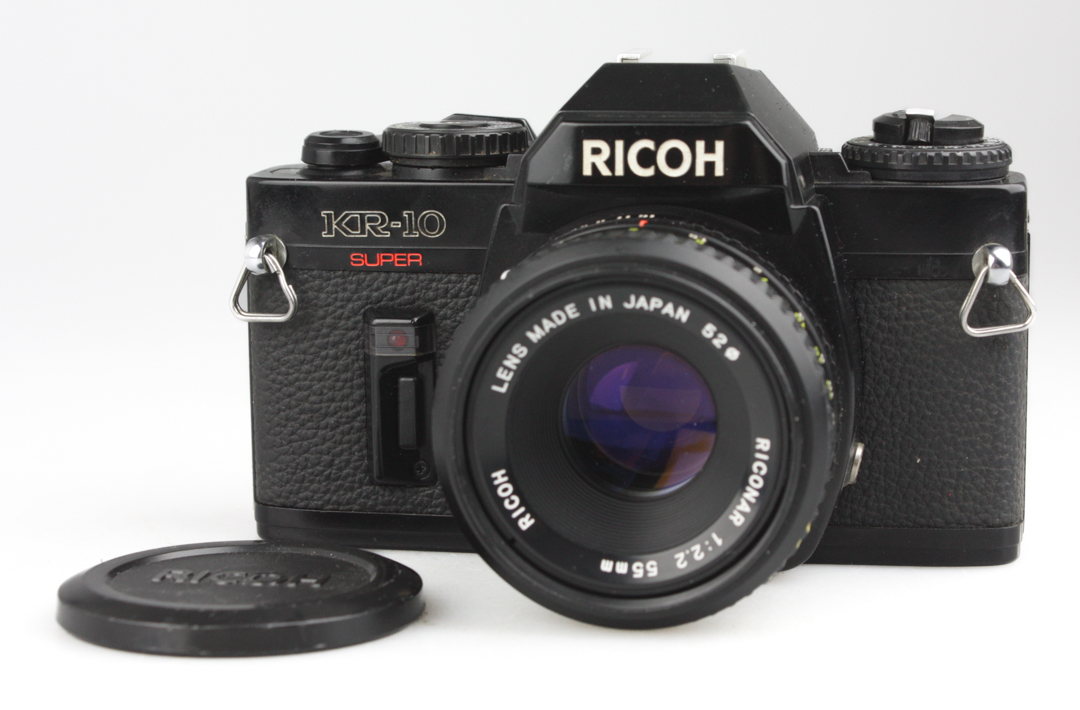 Ricoh KR-10 Super 35mm SLR Camera, with 55mm f/2.2 XR Riconar Prime Lens