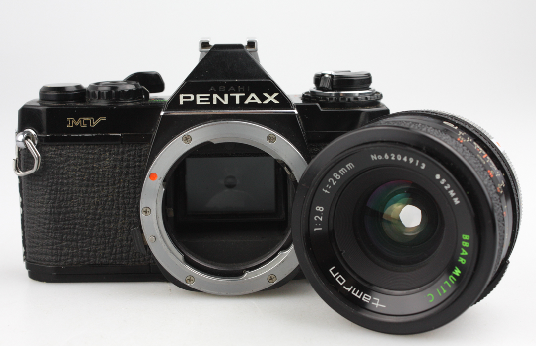 Pentax MV 35mm SLR Film Camera, with Tamron 28mm f2.8 Prime Lens - Pentax PK Mount - Image 7