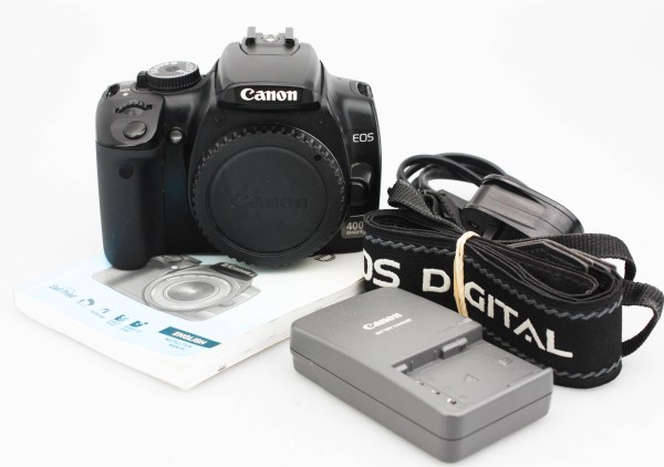 Canon EOS 400D 10.1MP APS-C Sensor DSLR Black Camera Body
