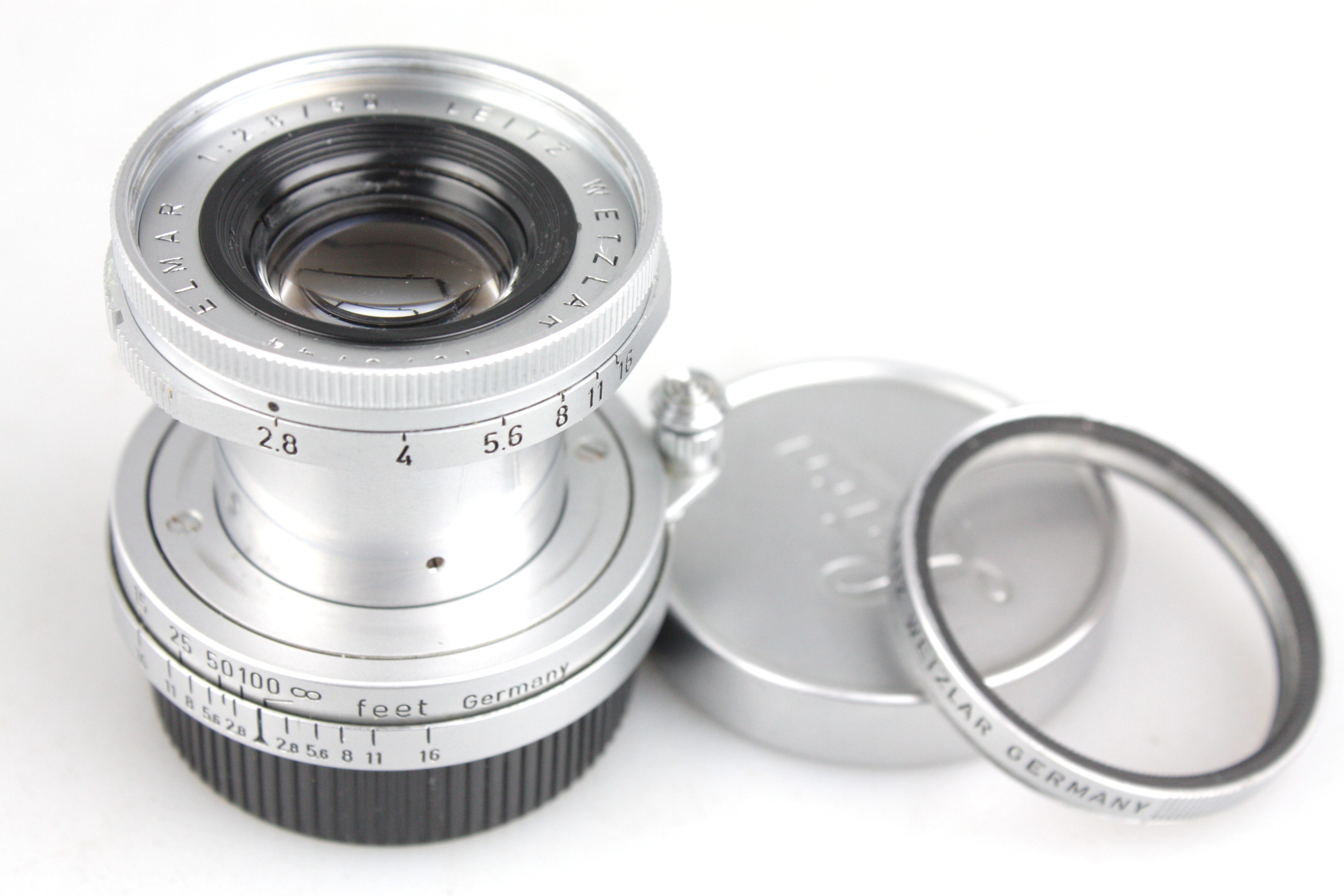 Leica 50mm f/2.8 Elmar Rangefinder Lens – LTM 39mm Screw Mount – The ...
