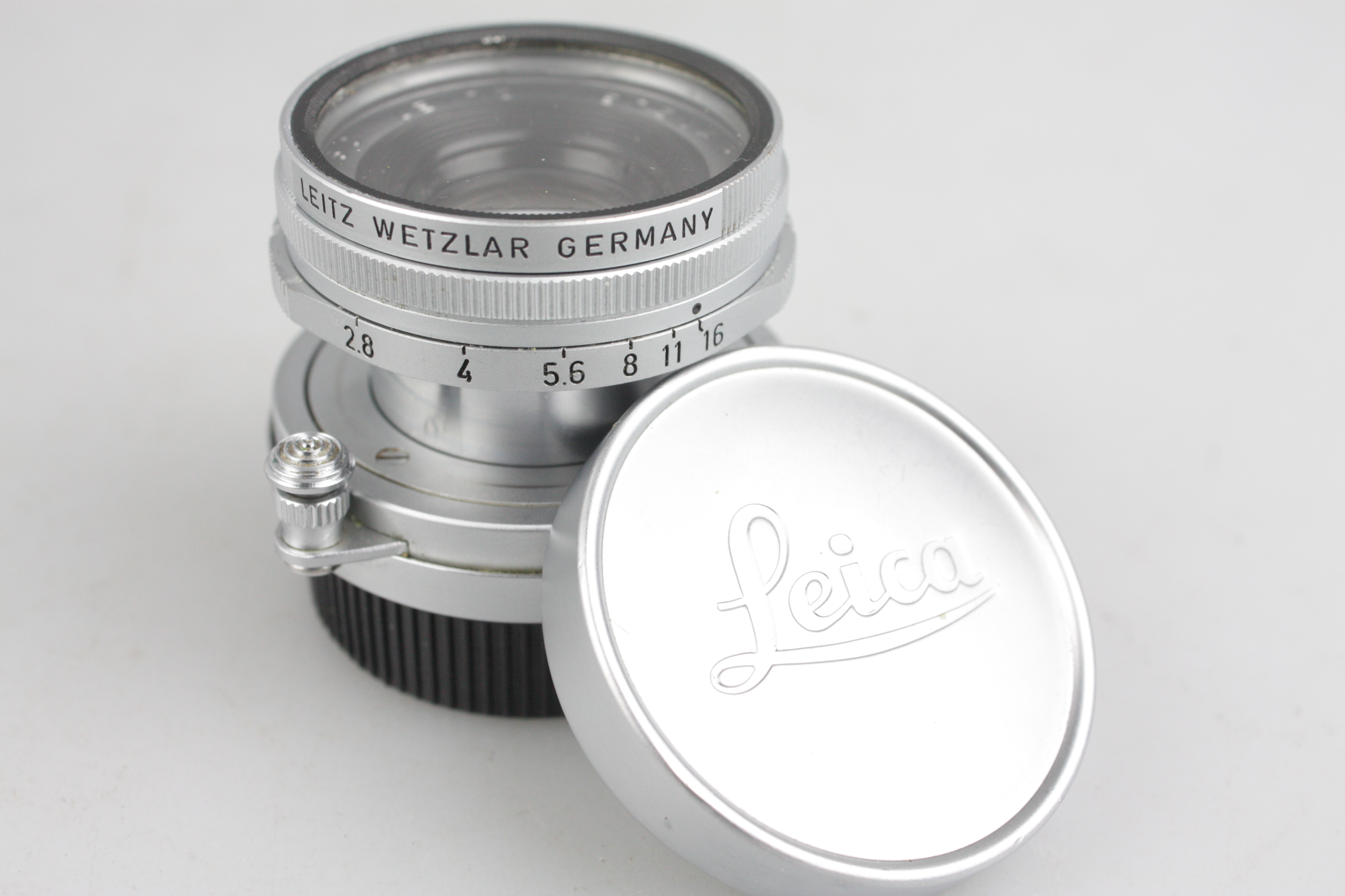 Leica 50mm f/2.8 Elmar Rangefinder Lens – LTM 39mm Screw Mount – The ...