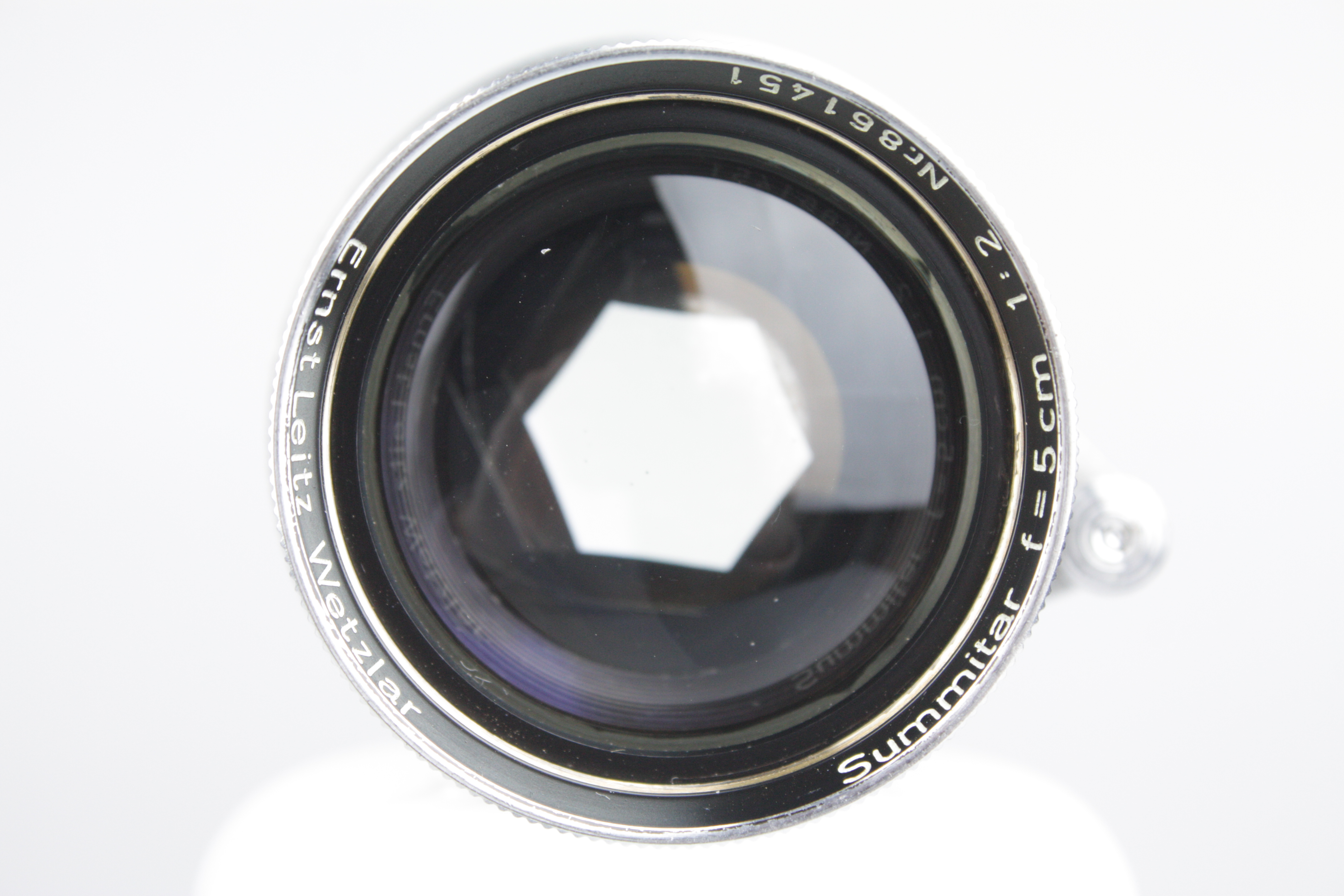 Leica 5cm 50mm f/2 Summitar Rangefinder Lens - LTM - 39mm Screw Mount - Image 3