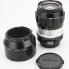 Nikkor-Q.C Auto 135mm f/3.5 Lens & Caps in Nikon F Pre-AI Mount + HS-4 Hood