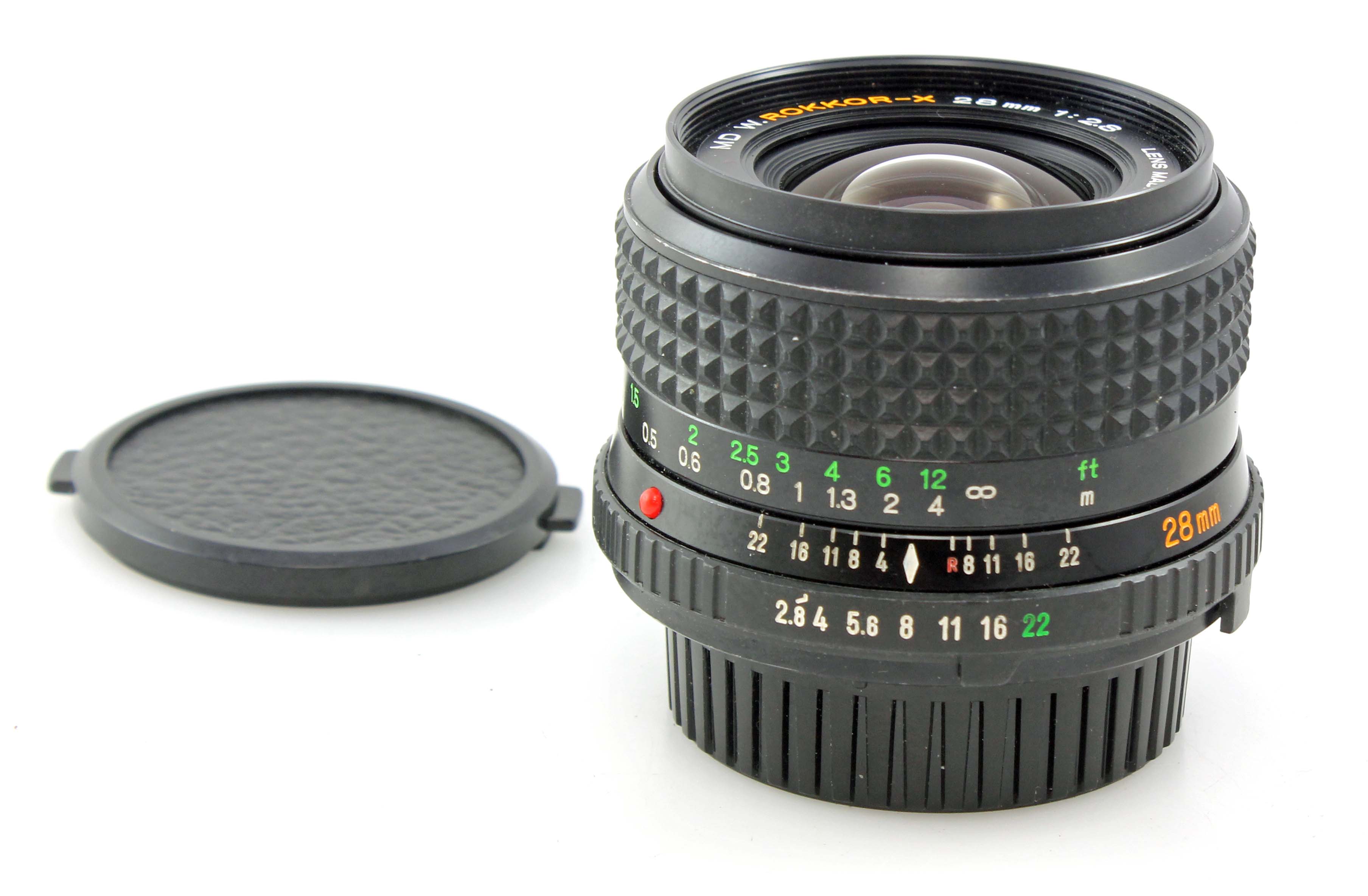 Minolta MC W.ROKKOR 28mm F2.8 MD Wide Angle Prime Lens - MD Mount - Good Condition - Image 2