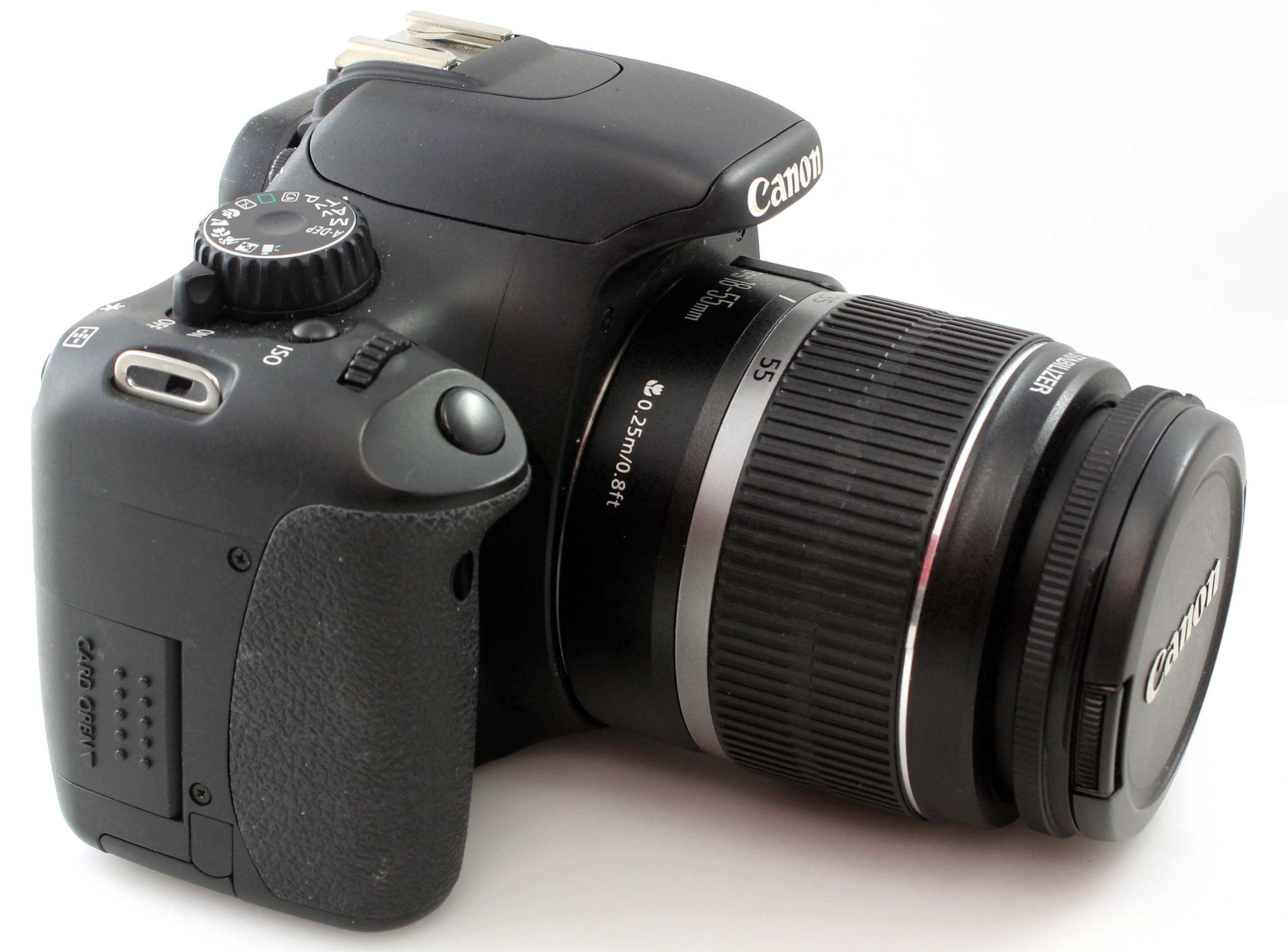 Canon EOS 550D - 18MP APS-C Sensor DSLR Camera w/ 18-55mm f/3.5-5.6 IS Zoom Lens - Image 2