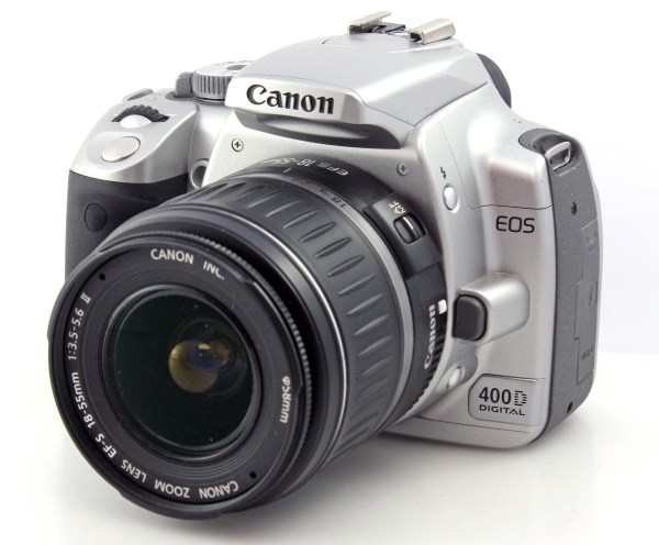 Canon EOS 400D -10.1MP APS-C Sensor DSLR Silver Camera w 18-55mm f/3.5-5.6 Zoom Lens