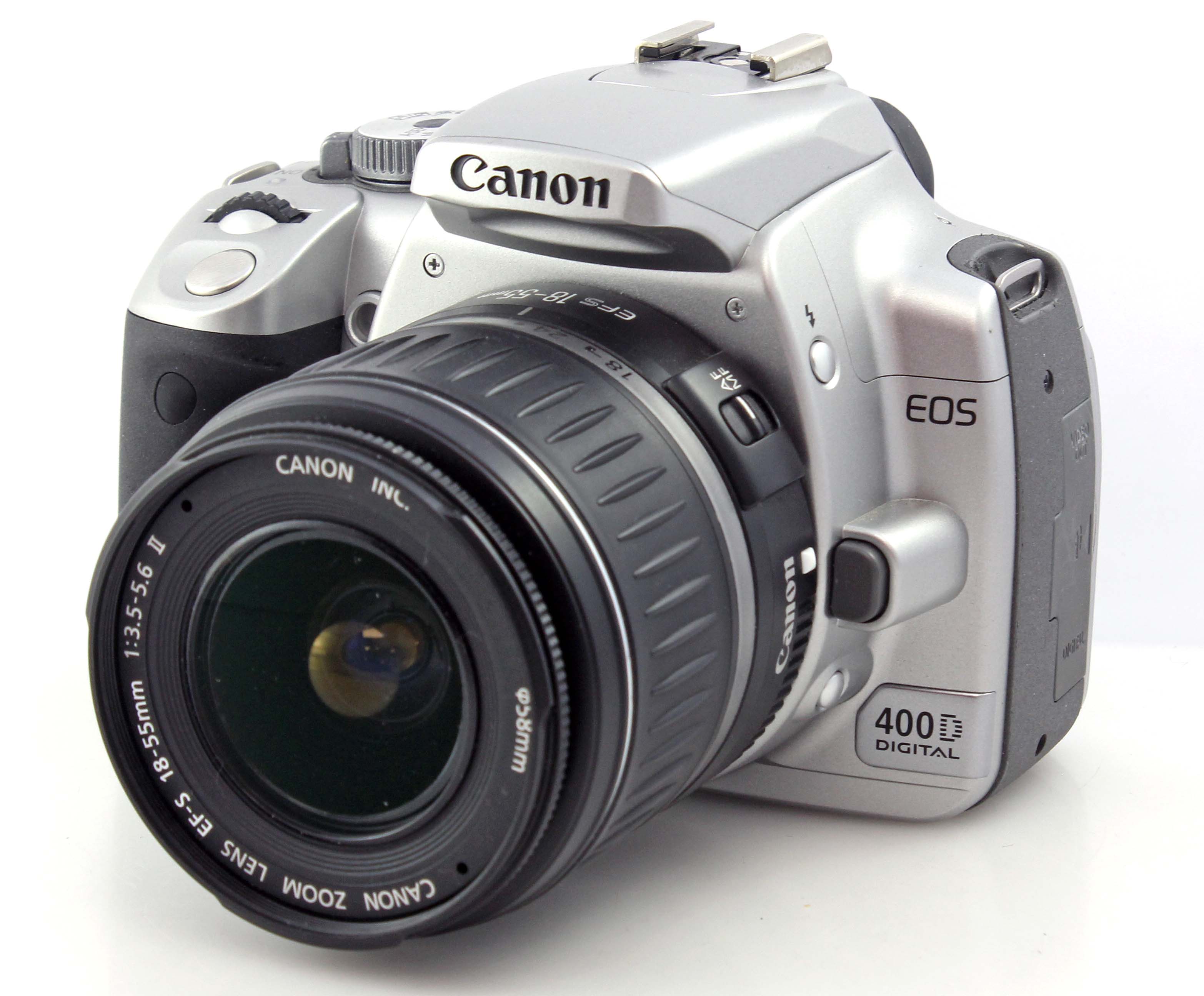 Canon EOS 400D -10.1MP APS-C Sensor DSLR Silver Camera w 18-55mm f/3.5-5.6 Zoom Lens