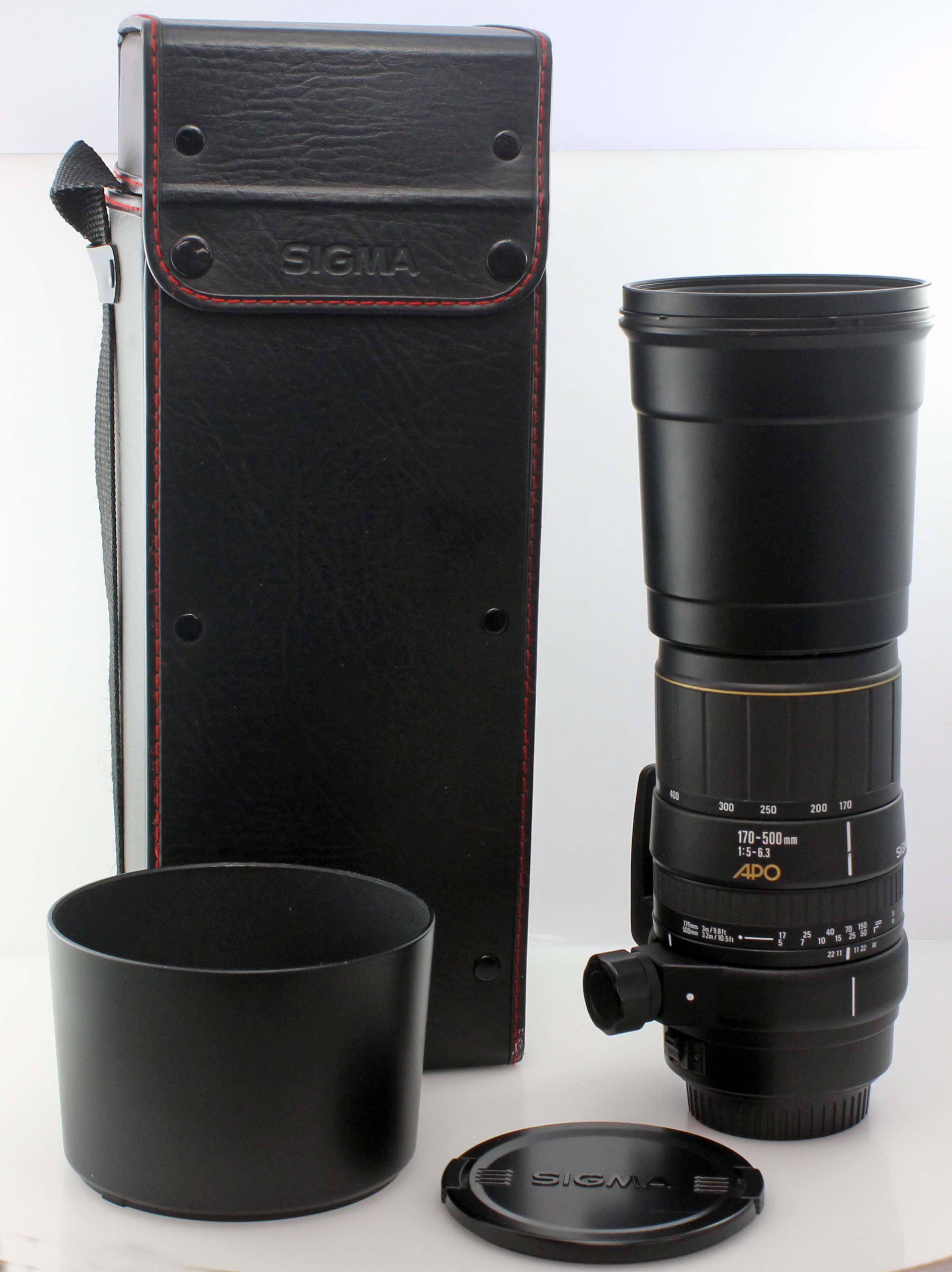 Sigma AF 170-500mm f/5-6.3 APO Zoom Lens – Canon AF EOS film